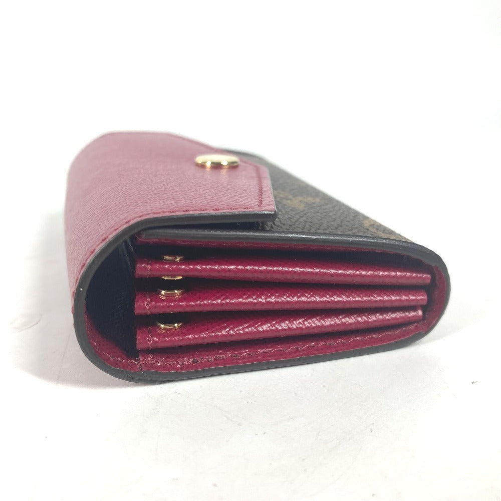 LOUIS VUITTON Card Case M61273 Monogram canvas Red Monogram Multicult Sarah