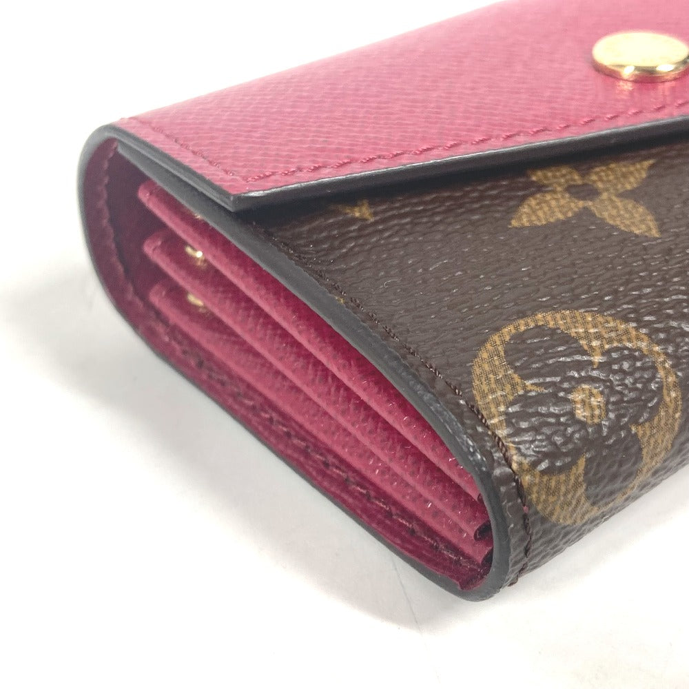 LOUIS VUITTON Card Case M61273 Monogram canvas Red Monogram Multicult Sarah