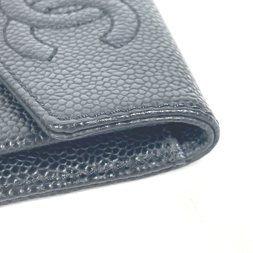 CHANEL Coin case A13233 Caviar skin black CC COCO Mark