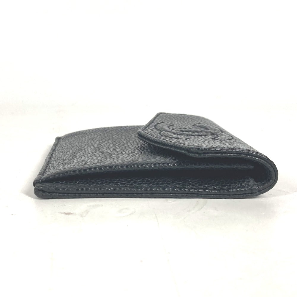 CHANEL Coin case A13233 Caviar skin black CC COCO Mark