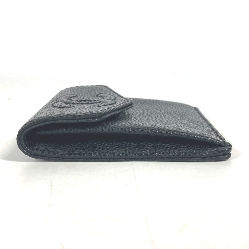 CHANEL Coin case A13233 Caviar skin black CC COCO Mark