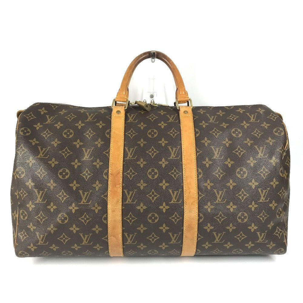 LOUIS VUITTON Boston Duffel bag M41426 Monogram canvas Brown Monogram Keepall 50