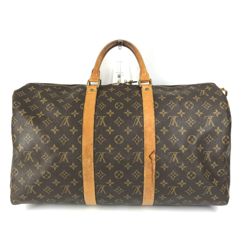 LOUIS VUITTON Boston Duffel bag M41426 Monogram canvas Brown Monogram Keepall 50