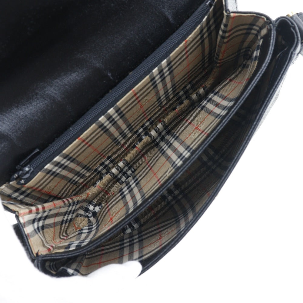 BURBERRY Shoulder Bag leather black