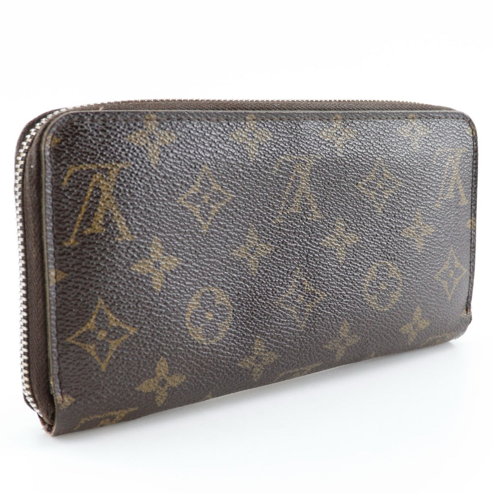 LOUIS VUITTON Long Wallet Purse M42616 Monogram canvas Brown Zippy wallet