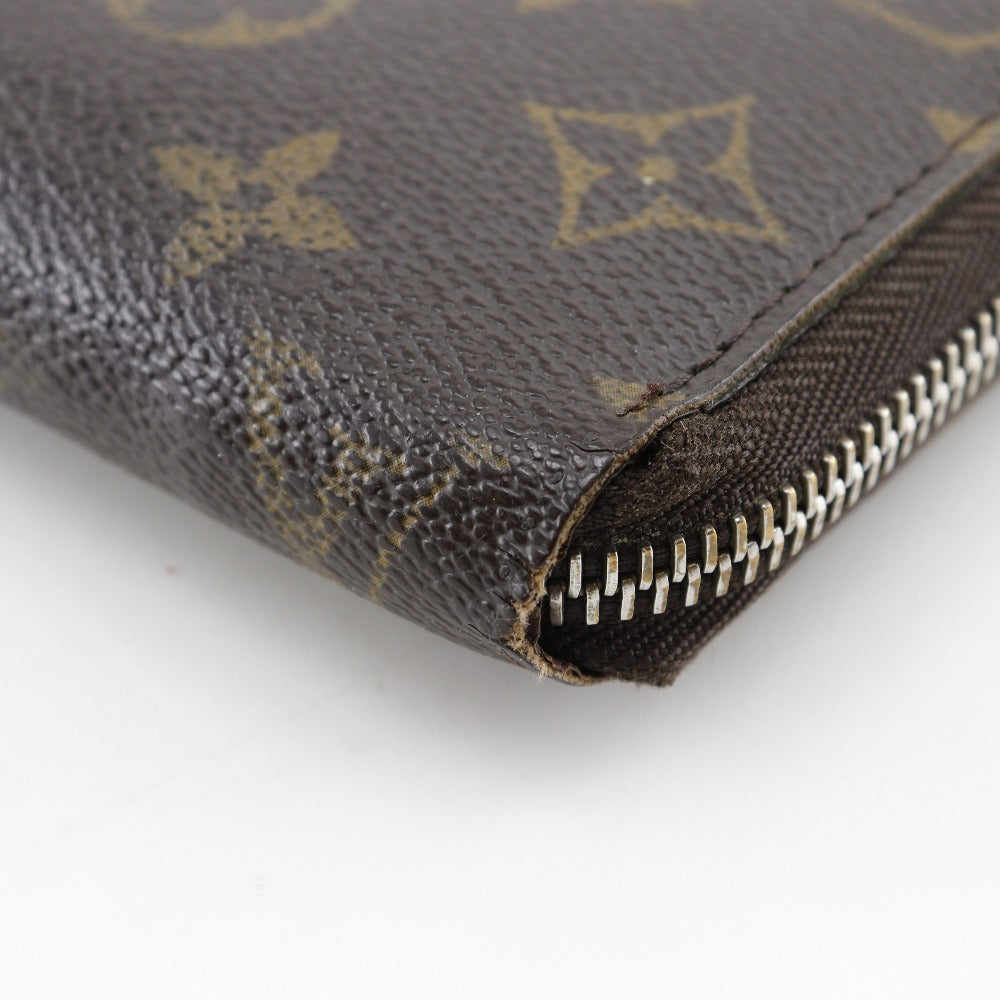 LOUIS VUITTON Long Wallet Purse M42616 Monogram canvas Brown Zippy wallet
