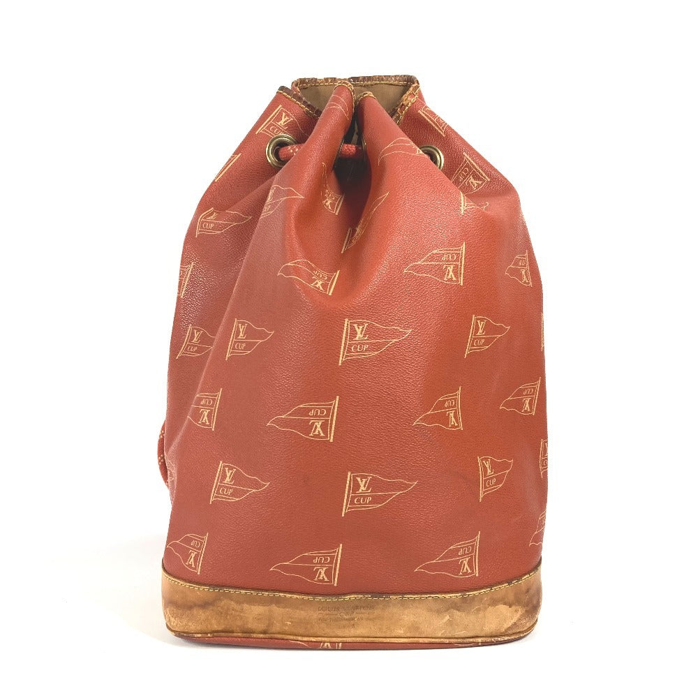 LOUIS VUITTON Shoulder Bag M80026 Leather / canvas Orange Louis Vuitton Cup 95 LVCUP Saint Tropez
