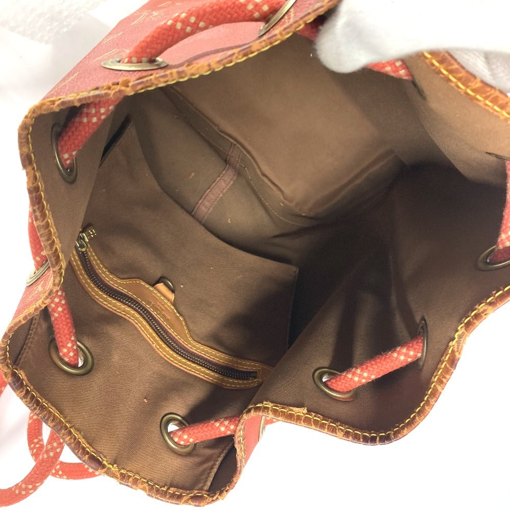 LOUIS VUITTON Shoulder Bag M80026 Leather / canvas Orange Louis Vuitton Cup 95 LVCUP Saint Tropez