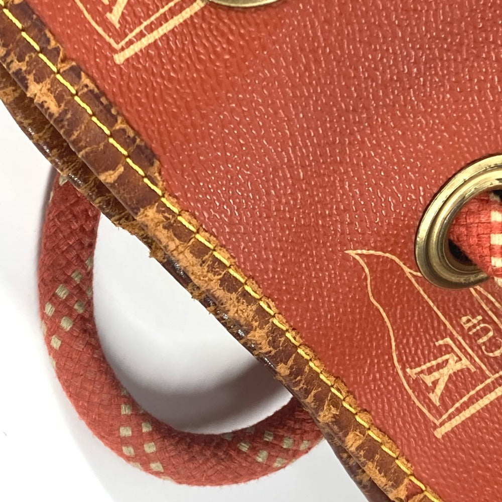 LOUIS VUITTON Shoulder Bag M80026 Leather / canvas Orange Louis Vuitton Cup 95 LVCUP Saint Tropez