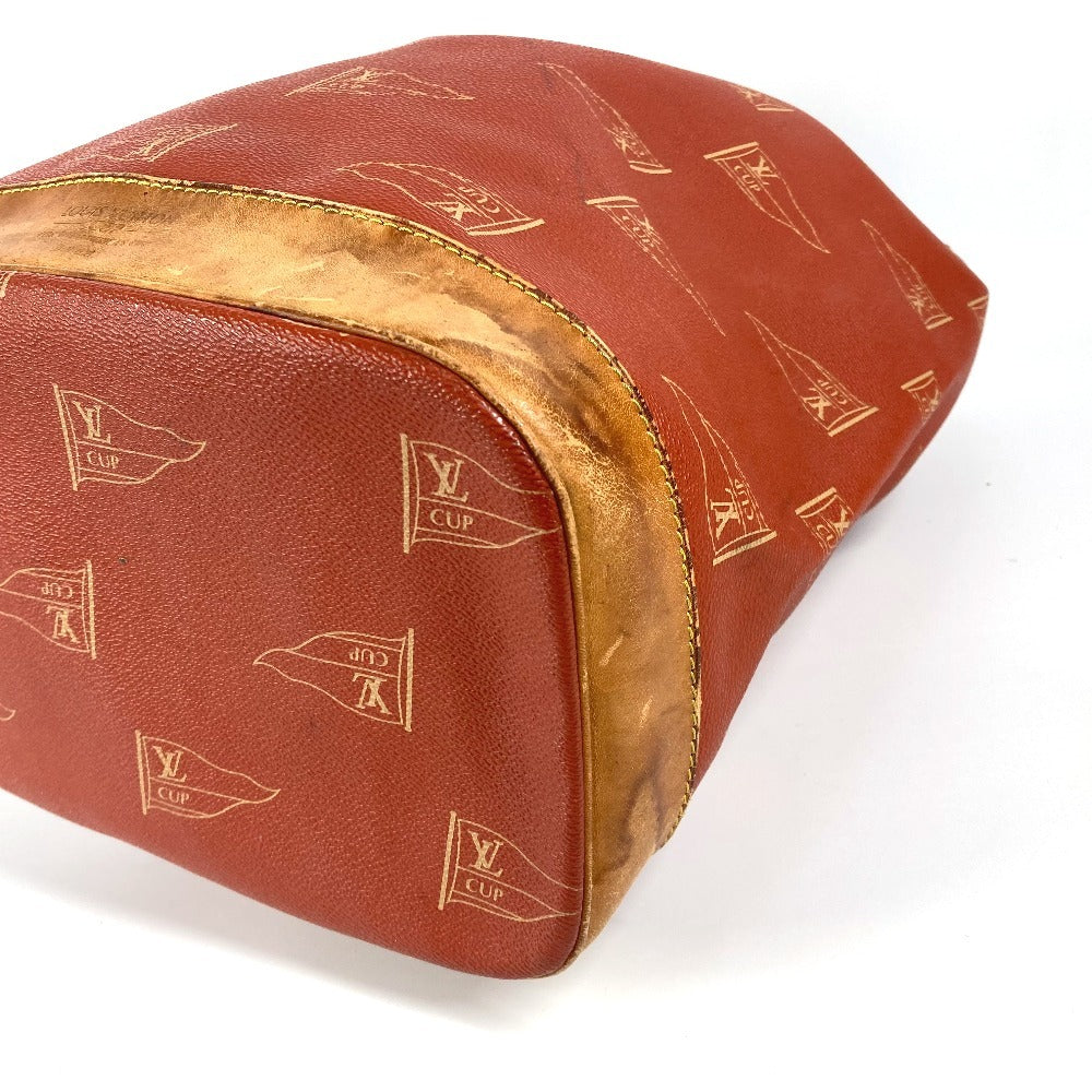 LOUIS VUITTON Shoulder Bag M80026 Leather / canvas Orange Louis Vuitton Cup 95 LVCUP Saint Tropez