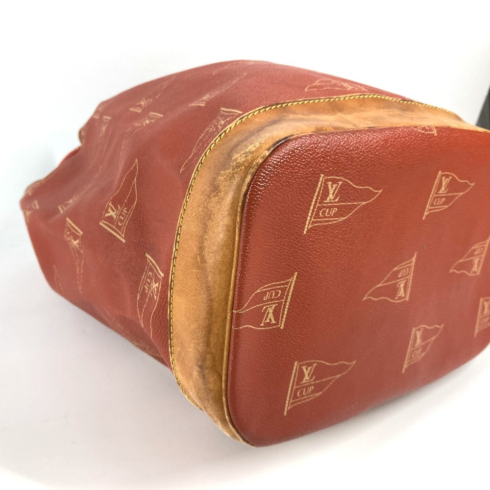 LOUIS VUITTON Shoulder Bag M80026 Leather / canvas Orange Louis Vuitton Cup 95 LVCUP Saint Tropez