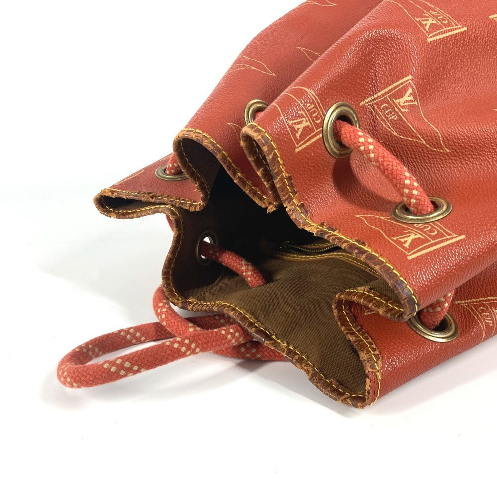 LOUIS VUITTON Shoulder Bag M80026 Leather / canvas Orange Louis Vuitton Cup 95 LVCUP Saint Tropez