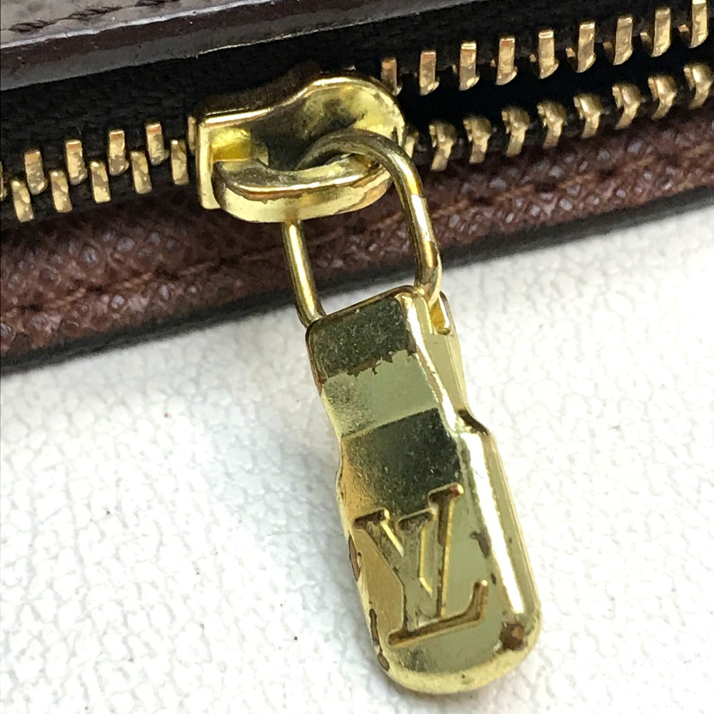 LOUIS VUITTON Long Wallet Purse M61729 Monogram canvas Brown Takashi Murakami Monogram panda Porto Monezup Women Used Authentic