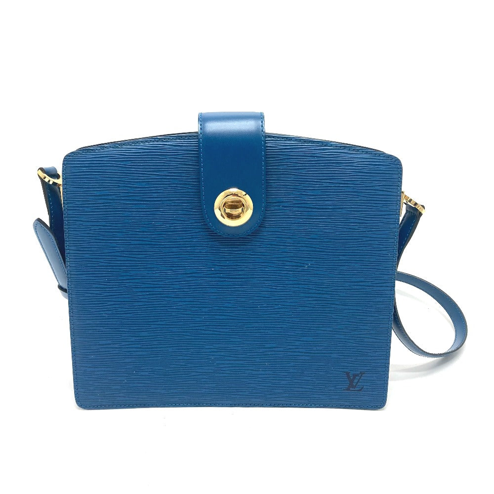 LOUIS VUITTON Shoulder Bag M52345 Epi Leather blue Epi Capuchin