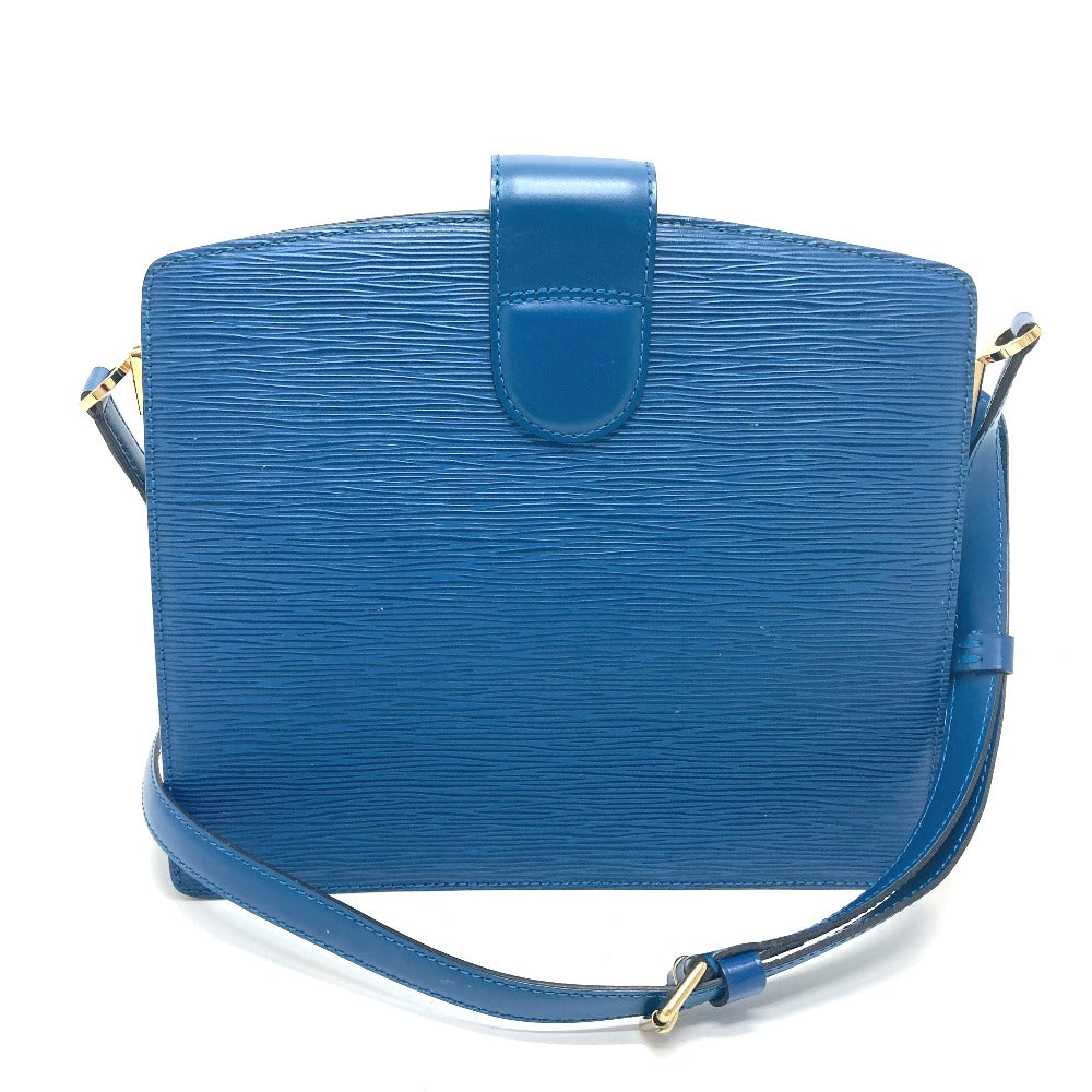 LOUIS VUITTON Shoulder Bag M52345 Epi Leather blue Epi Capuchin