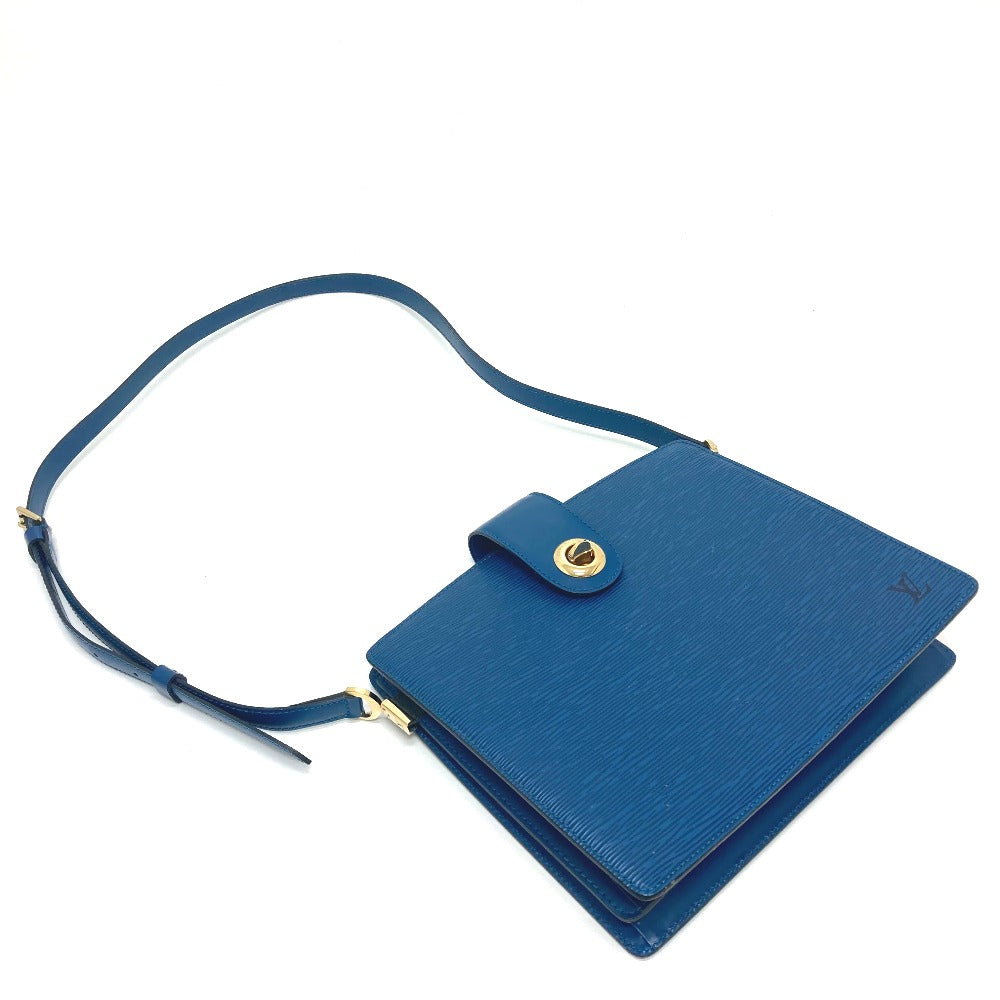 LOUIS VUITTON Shoulder Bag M52345 Epi Leather blue Epi Capuchin