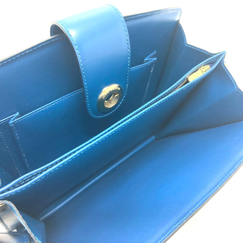 LOUIS VUITTON Shoulder Bag M52345 Epi Leather blue Epi Capuchin