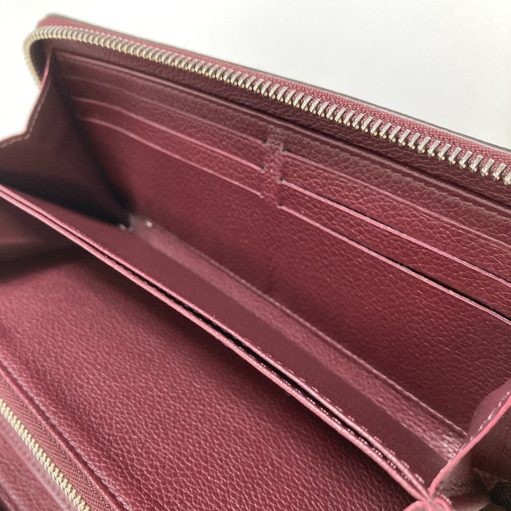 LOUIS VUITTON Long Wallet Purse M67540 leather Orange beige type Zippy Rock Me