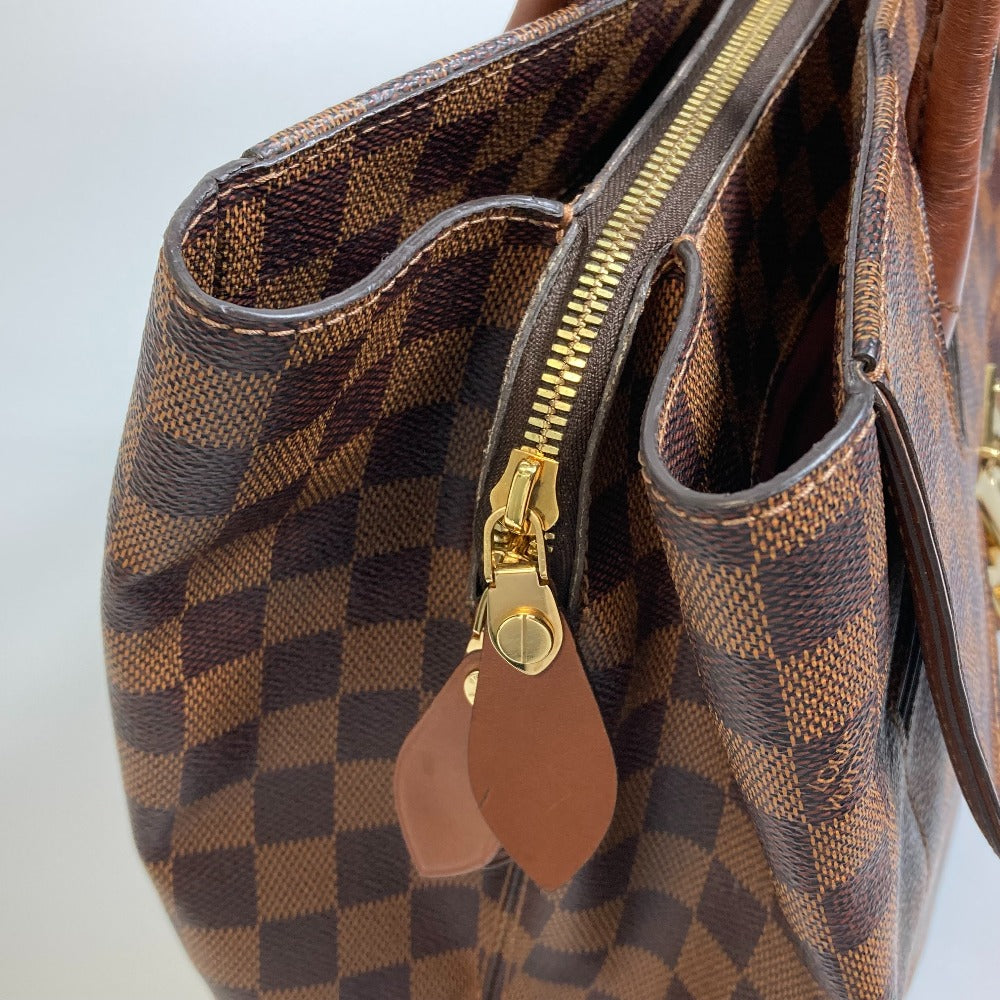 LOUIS VUITTON Handbag N41273 Damier canvas Brown Damier Ascot Women Used Authentic