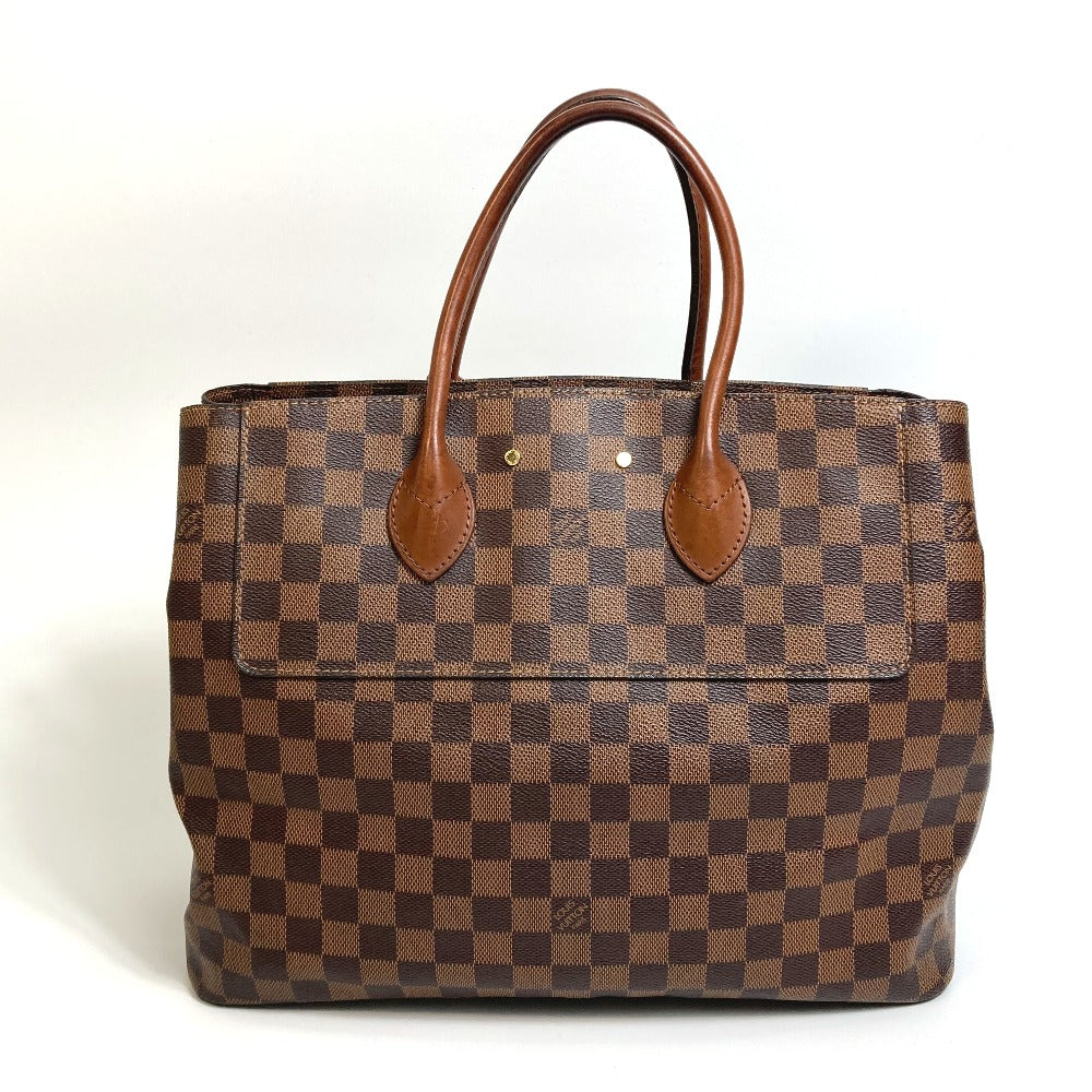 LOUIS VUITTON Handbag N41273 Damier canvas Brown Damier Ascot Women Used Authentic