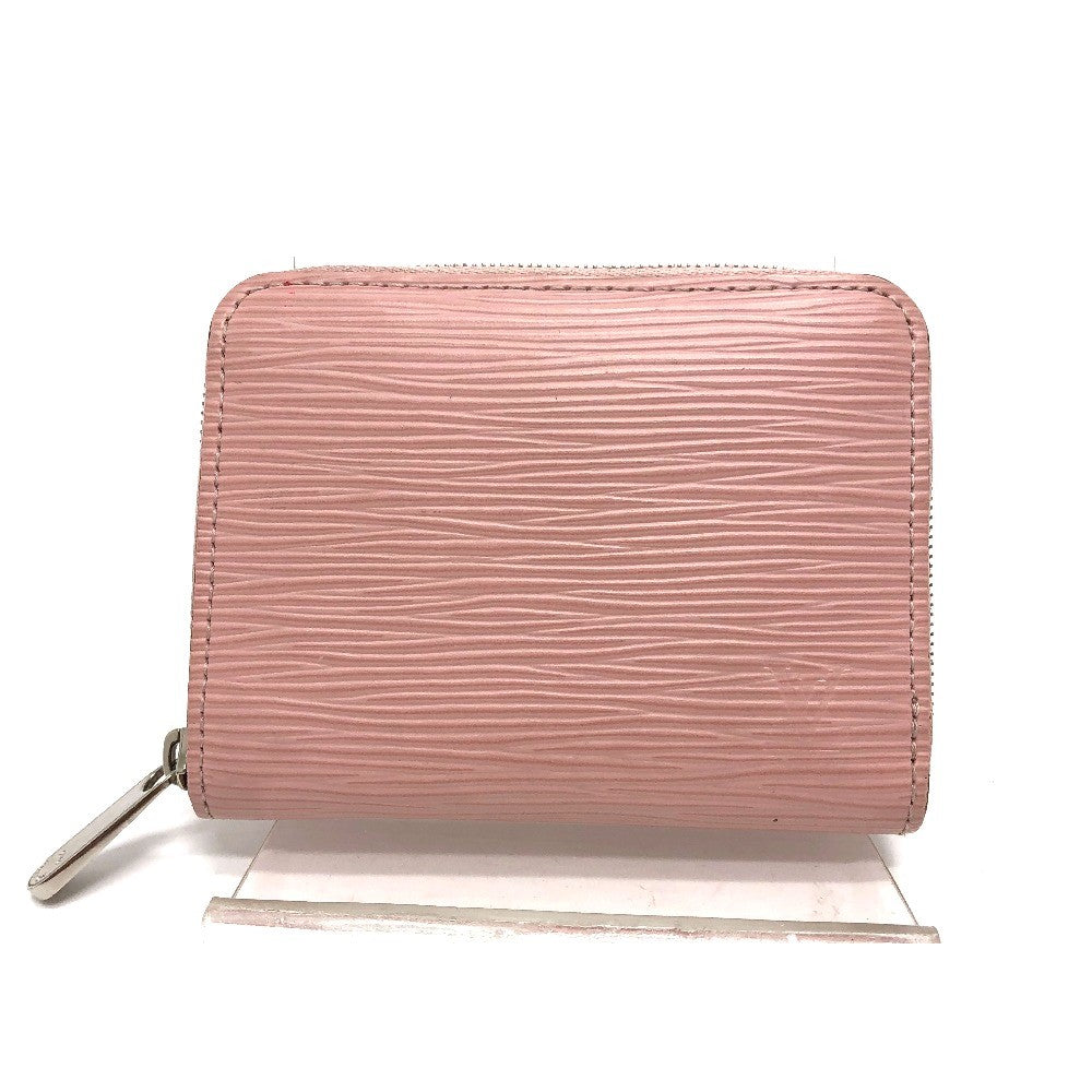 LOUIS VUITTON Coin case M61206 Epi Leather pink Epi Zippy coin purse Women Used Authentic