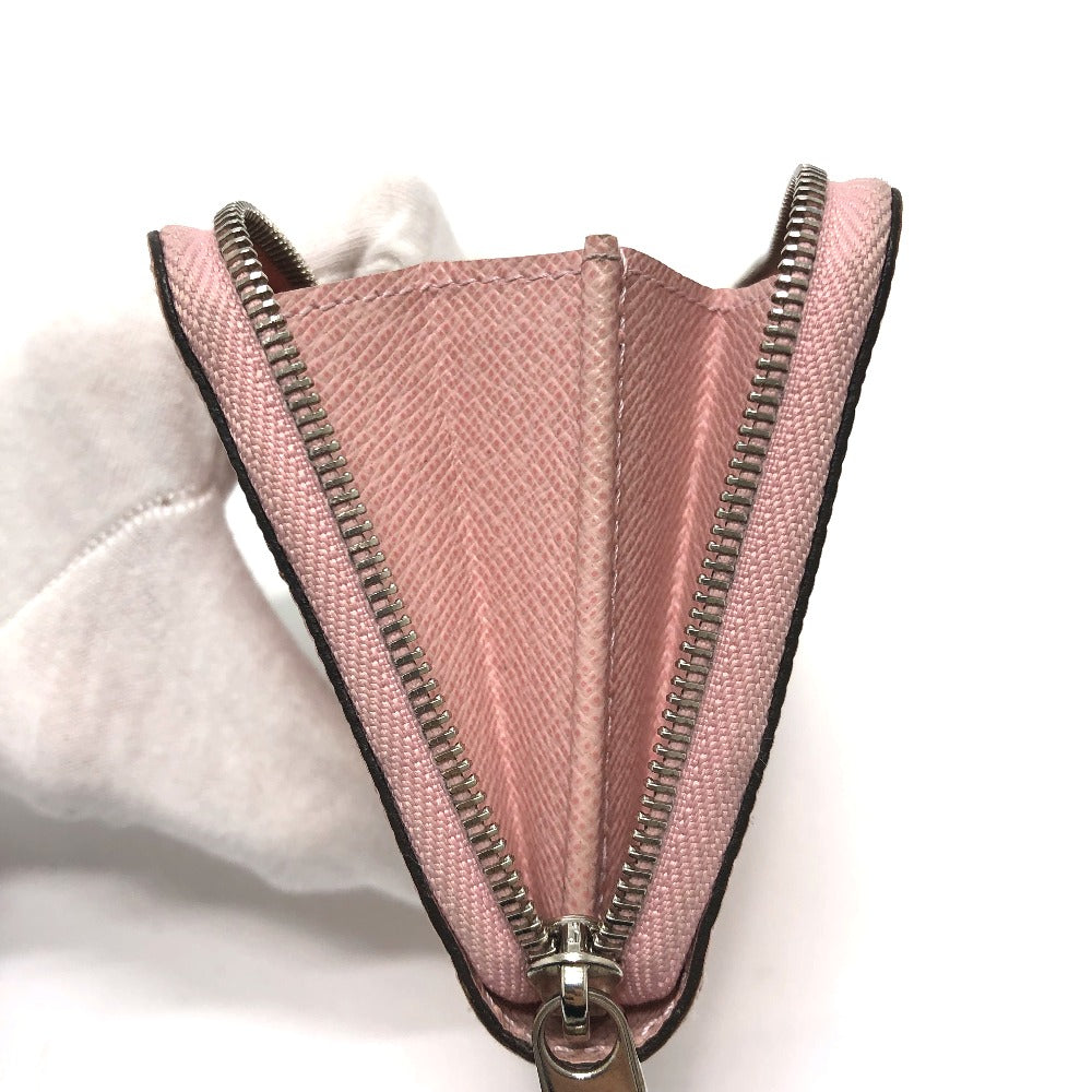 LOUIS VUITTON Coin case M61206 Epi Leather pink Epi Zippy coin purse Women Used Authentic