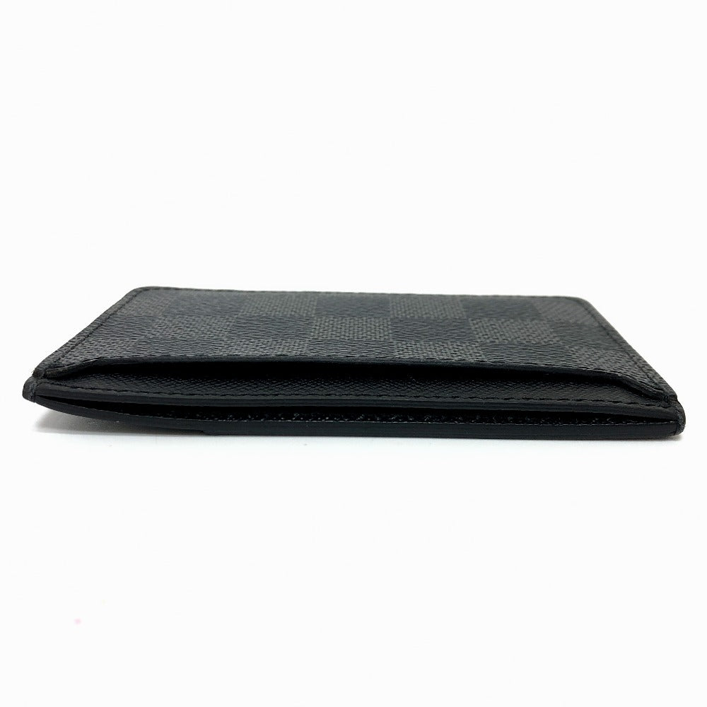 LOUIS VUITTON Card Case N62666 Damier Grafitto Canvas black Neo Porto Cult