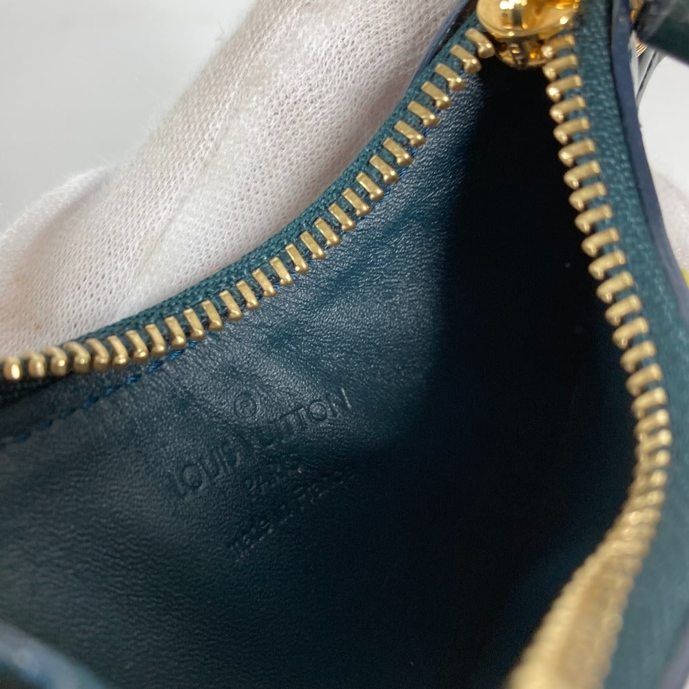 LOUIS VUITTON Coin case M91405 Monogram Vernis green Monogram Vernis Pochette Oiseau