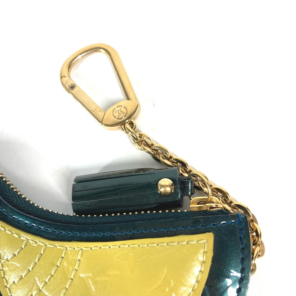 LOUIS VUITTON Coin case M91405 Monogram Vernis green Monogram Vernis Pochette Oiseau