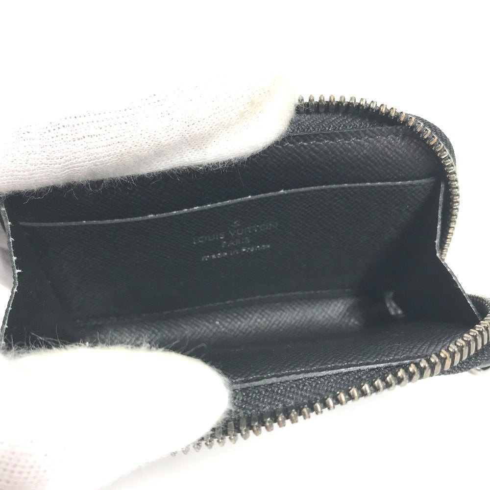 LOUIS VUITTON Coin case M63536 Monogram Eclipse Canvas black Monogram Eclipse Portemonejour mens Used Authentic