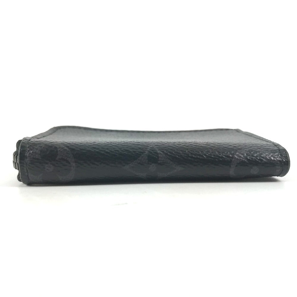 LOUIS VUITTON Coin case M63536 Monogram Eclipse Canvas black Monogram Eclipse Portemonejour mens Used Authentic