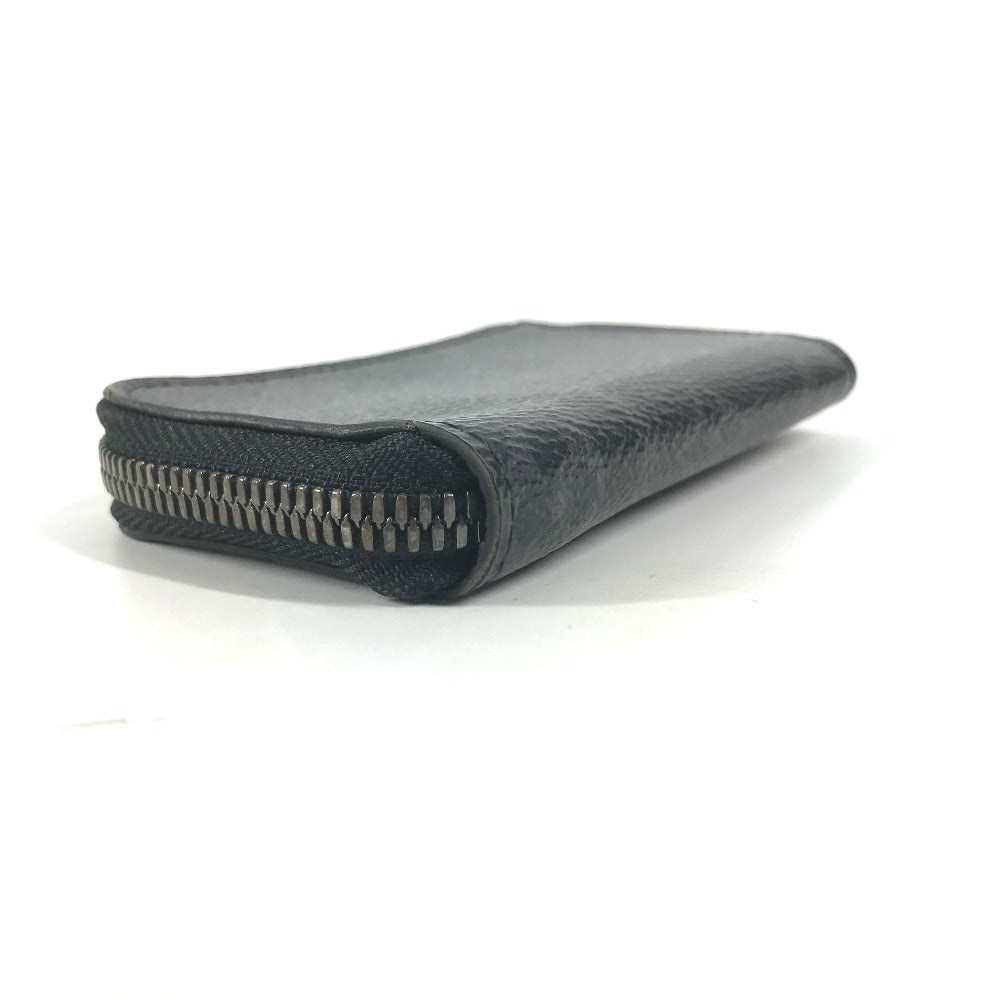 LOUIS VUITTON Coin case M63536 Monogram Eclipse Canvas black Monogram Eclipse Portemonejour mens Used Authentic