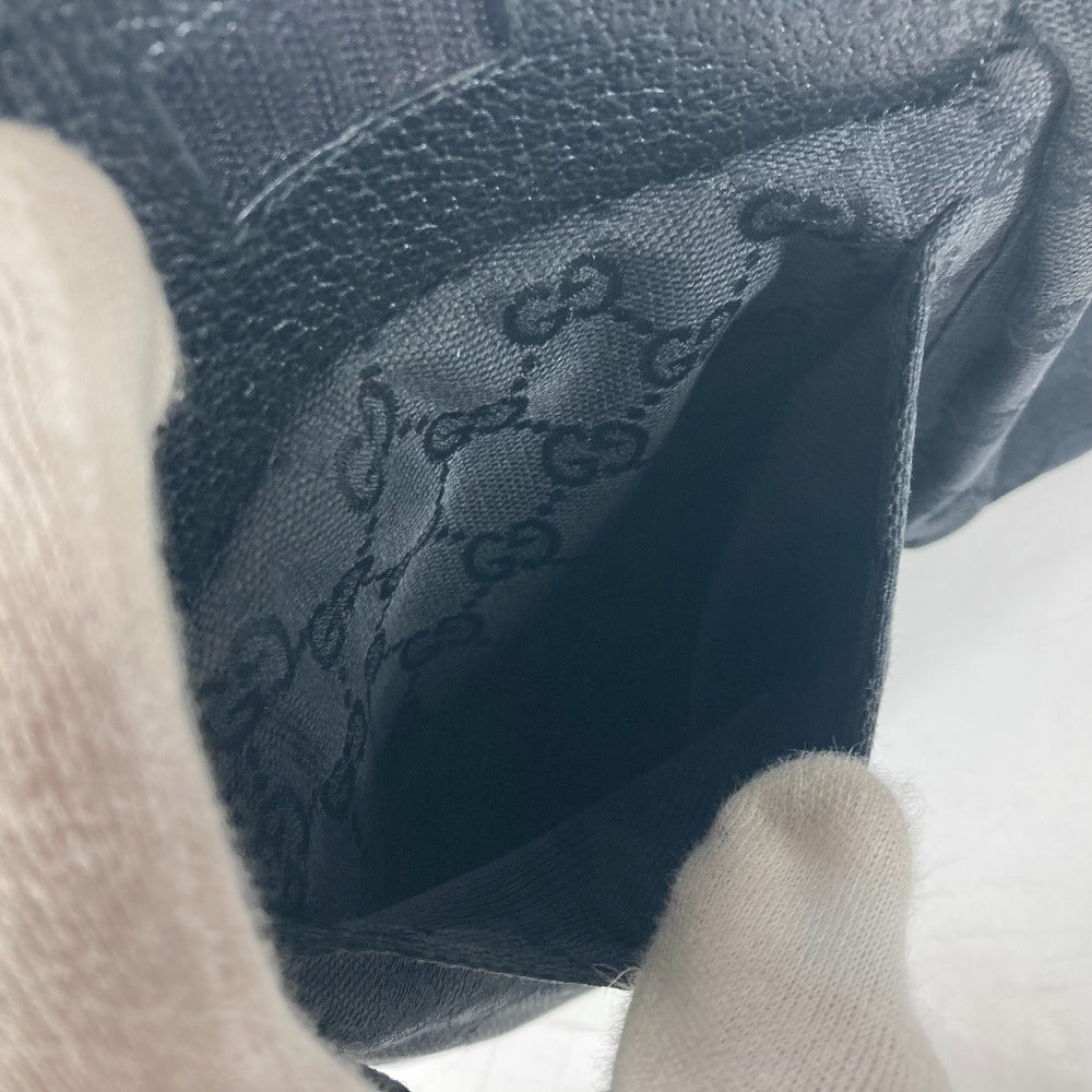 GUCCI Waist bag 28566 GG canvas black GG canvas W pocket