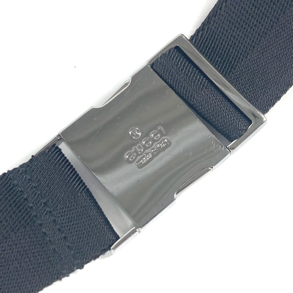 GUCCI Waist bag 28566 GG canvas black GG canvas W pocket