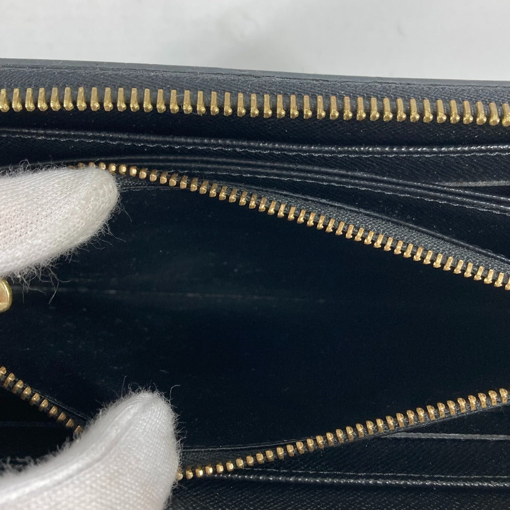 LOUIS VUITTON Long Wallet Purse M67235 Monogram canvas, leather Blue x black Monogram Zippy wallet mens Used Authentic