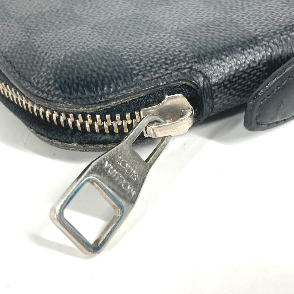 LOUIS VUITTON Long Wallet Purse N48255 Damier Grafitto Canvas black Damier Grafitte Atholl Organizer