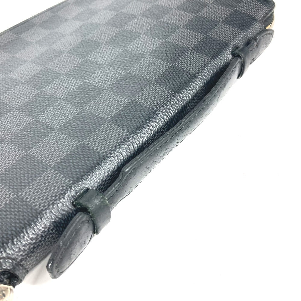 LOUIS VUITTON Long Wallet Purse N48255 Damier Grafitto Canvas black Damier Grafitte Atholl Organizer