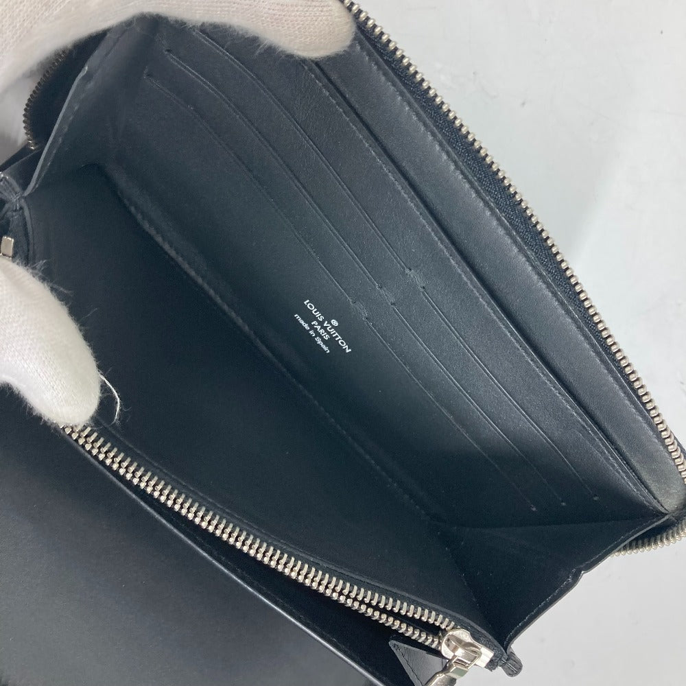LOUIS VUITTON Long Wallet Purse N64013 Damier Cobalt Canvas Navy America's Cup 2017 Limited Zippy Organizer mens Used Authentic