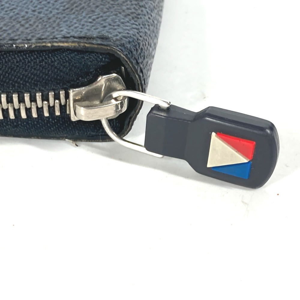 LOUIS VUITTON Long Wallet Purse N64013 Damier Cobalt Canvas Navy America's Cup 2017 Limited Zippy Organizer mens Used Authentic