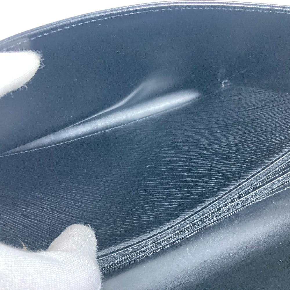 LOUIS VUITTON Clutch bag M63962 leather black Opera line Aegean