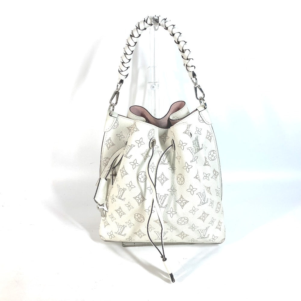 LOUIS VUITTON Shoulder Bag M58483 monogram mahina leather white Monogram Mahina Mulia