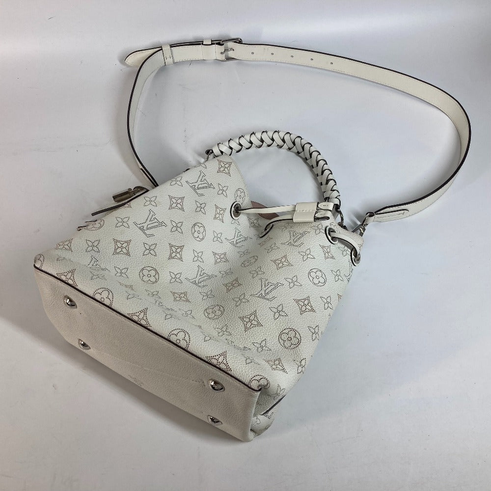 LOUIS VUITTON Shoulder Bag M58483 monogram mahina leather white Monogram Mahina Mulia