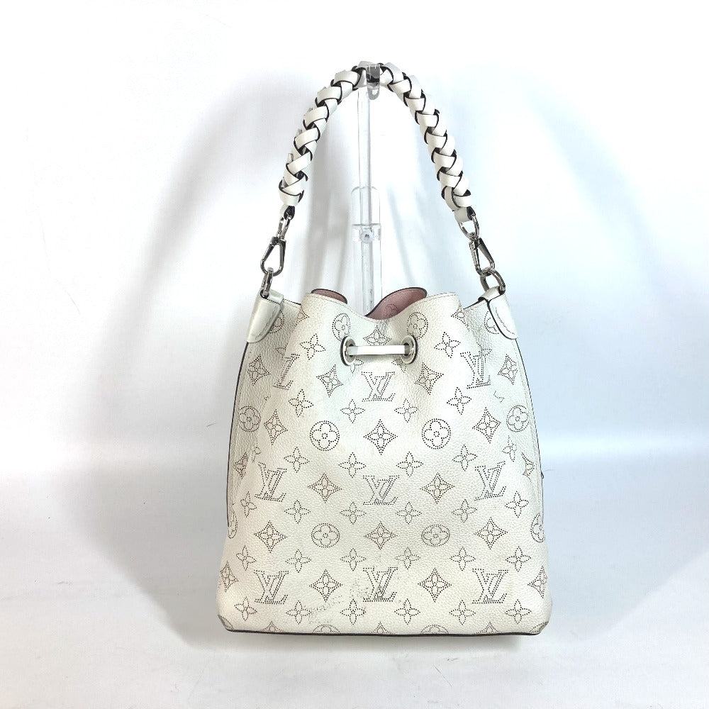 LOUIS VUITTON Shoulder Bag M58483 monogram mahina leather white Monogram Mahina Mulia