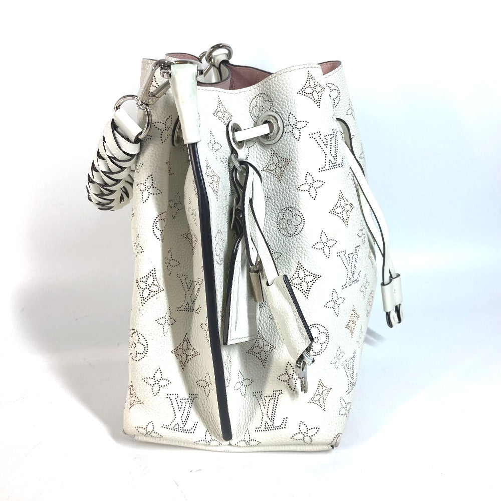 LOUIS VUITTON Shoulder Bag M58483 monogram mahina leather white Monogram Mahina Mulia