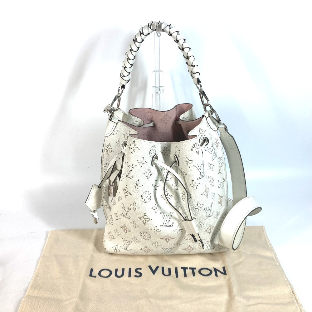 LOUIS VUITTON Shoulder Bag M58483 monogram mahina leather white Monogram Mahina Mulia
