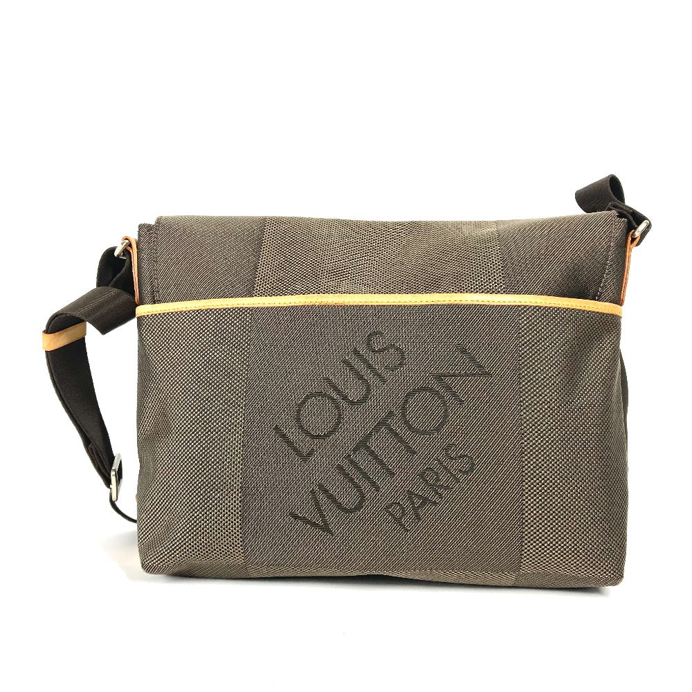 LOUIS VUITTON Shoulder Bag M93077 Damier Jean Canvas khaki Damier Jean Roux