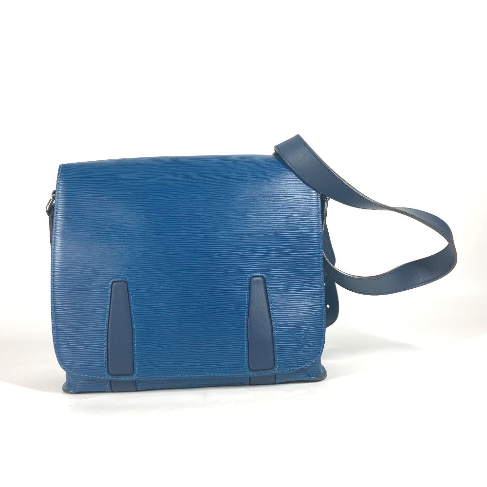 LOUIS VUITTON Shoulder Bag M53407 Epi Leather blue Epi Harrington Messenger mens Used Authentic