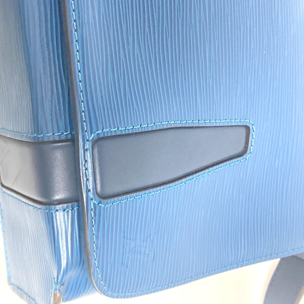 LOUIS VUITTON Shoulder Bag M53407 Epi Leather blue Epi Harrington Messenger mens Used Authentic