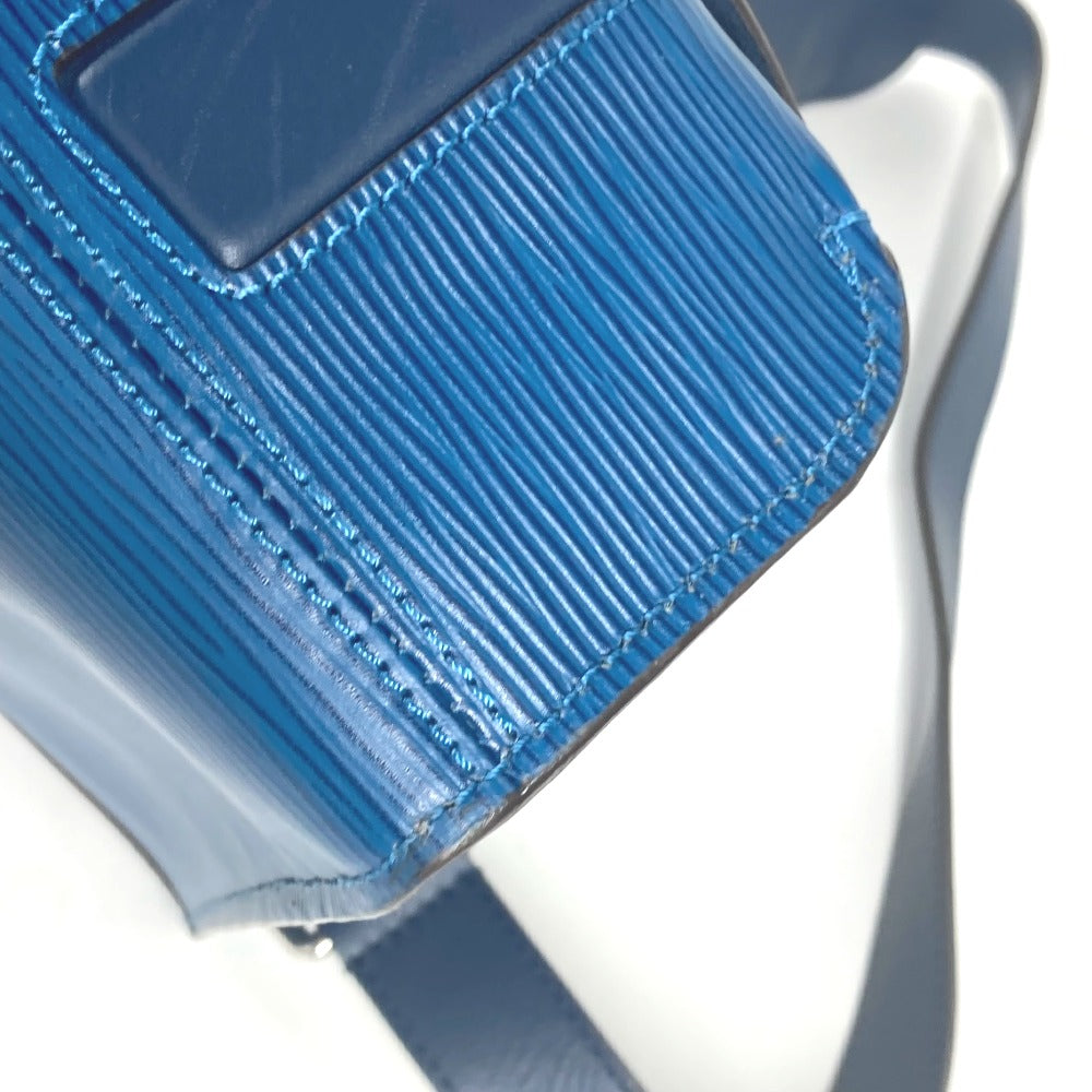 LOUIS VUITTON Shoulder Bag M53407 Epi Leather blue Epi Harrington Messenger mens Used Authentic