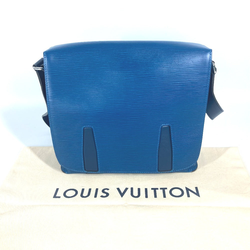 LOUIS VUITTON Shoulder Bag M53407 Epi Leather blue Epi Harrington Messenger mens Used Authentic